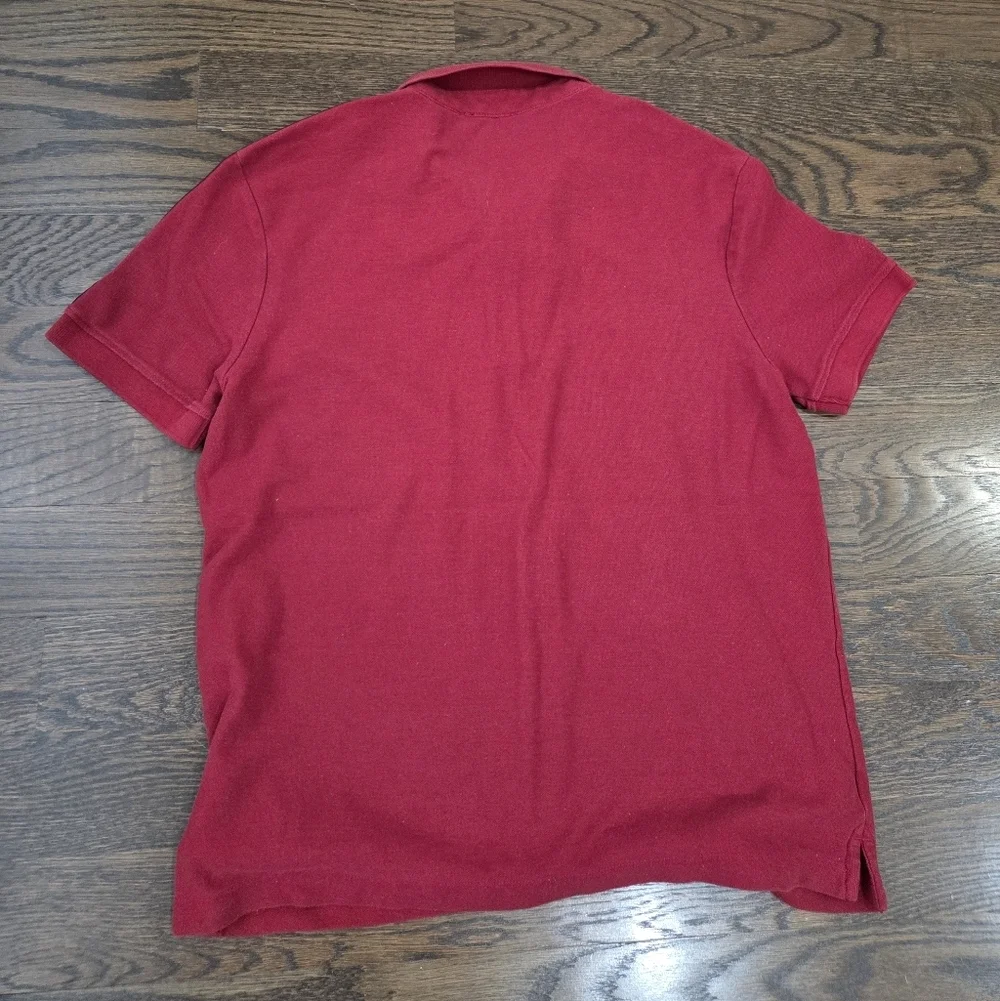 True Religion Men's Polo Shirt in Bold Red Sz.M